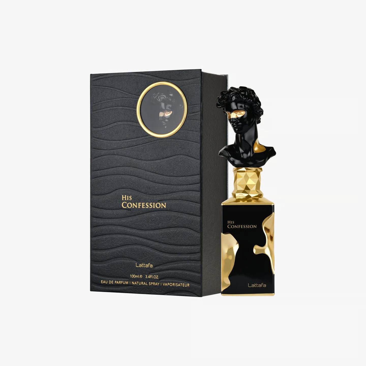 His Confession Eau De Parfum 100ml (3.4oz) by Lattafa