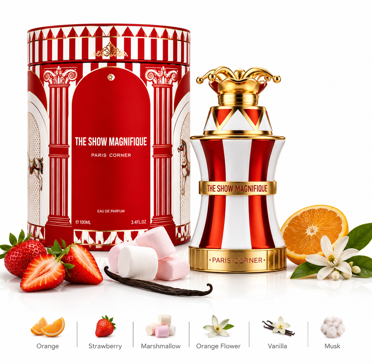 The Show Magnifique Eau De Parfum Spray 100ml (3.4 Oz) By Paris Corner