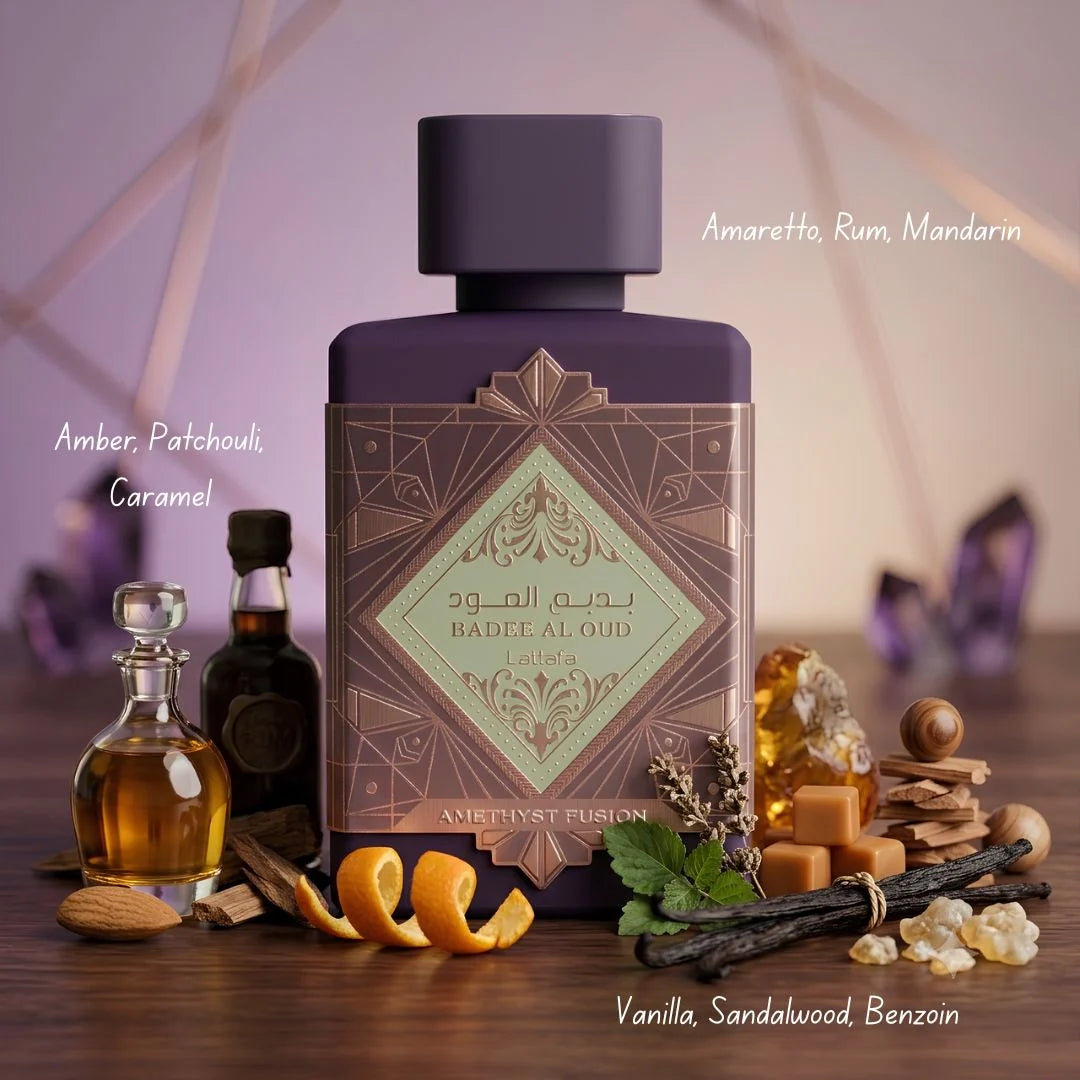 Badee Al Oud Amethyst Fusion EDP | By Lattafa Perfumes