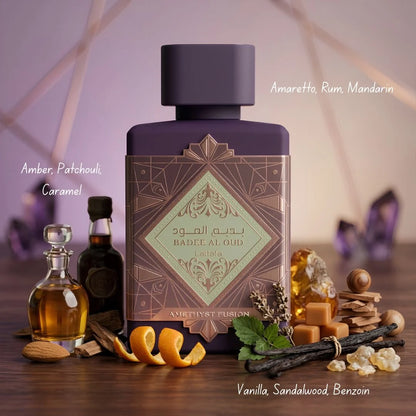 Badee Al Oud Amethyst Fusion EDP | By Lattafa Perfumes