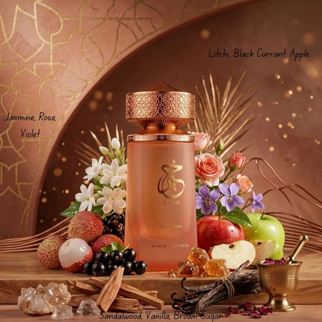 Khair Fusion Eau de Parfum Spray 100ml (3.4 oz) by Paris Corner