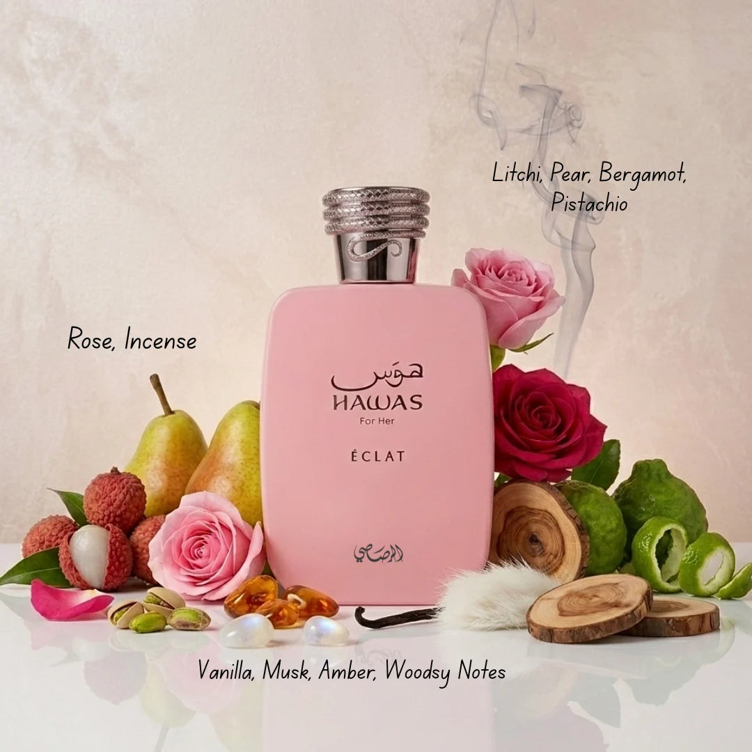Hawas For Her Eclat Eau de Parfum Spray 100ml (3.4 oz) by Rasasi