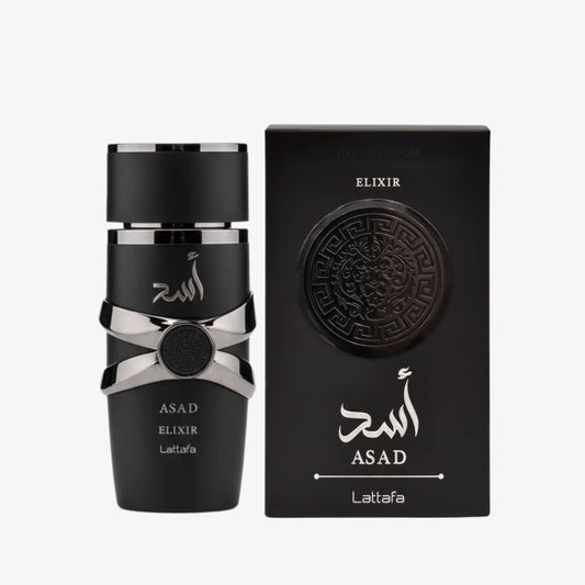 Asad Elixir Eau De Parfum Spray 100ml (3.4 oz) by Lattafa