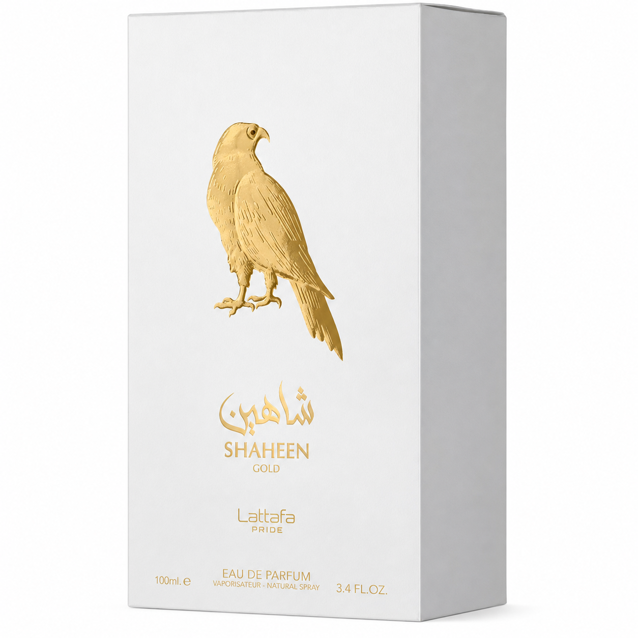 Shaheen Gold Eau de Parfum Spray 100ml (3.4 oz) by Lattafa Pride