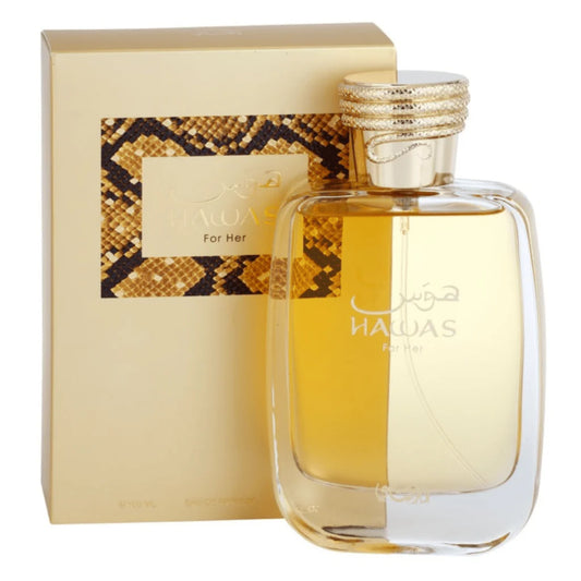 Hawas for Her Eau De Parfum - 100ML (3.4 oz) by Rasasi