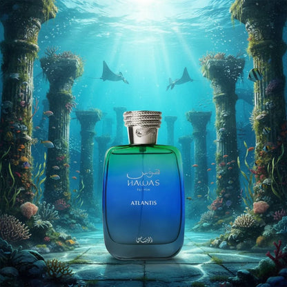 Hawas Atlantis Eau de Parfum Spray 100ml (3.4 oz) by Rasasi
