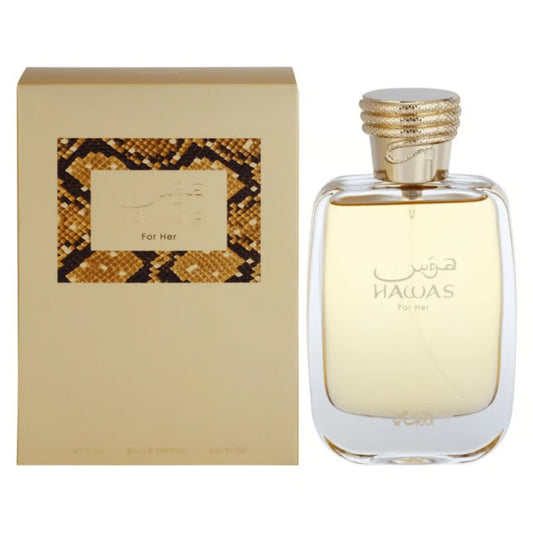 Hawas for Her Eau De Parfum - 100ML (3.4 oz) by Rasasi